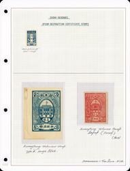 Manchukuo, Exceptional Collection of Postage Stamps & Revenues, ...
