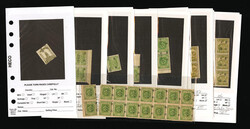 Manchukuo, Surcharged Issues Varieties Assortment, 16 items, most on ...