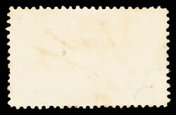 1911, Numbered Label, 1a black (Scott 162), on laid paper showing ...