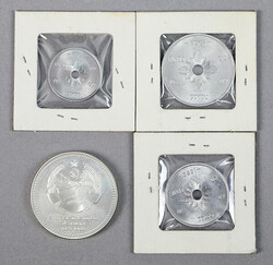 Laos, Silver 50 Kip, 1985, 10th Anniversary with National ...
