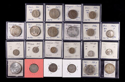Philippines. Spanish period-Republic. Lot of Silver Minors, 1868-1961 ...