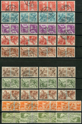 Tell/Landschaft/Bauten, gestempeltes Lot mit 30 verschiedenen ...
