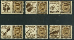 1810: Bélgica - Se-tenant prints