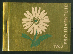 Pro Juventute 1963, postfrisches MH, Deckel ungeknickt, Marken mit ...