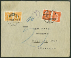 Reichspräsidenten (MH 26), Zusammendruck als Einzelfrankatur auf ...