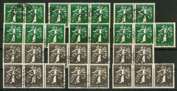 Landesausstellung 1939, 12 verschiedene Zusammendrucke, saubere ...