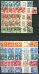 Landschaften/Bauten, gestempeltes Lot mit 17 verschiedenen ...