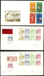 Bund, 19 Briefe mit HBl., dabei 11x HBl. 22 (Oly) auf ...