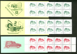 1984/86, drei verschiedene MH 2x mit Mi. 2165 und 1x mit 2255, ...