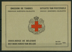 1953, Markenheftchen Rotes Kreuz (französisch) mit Mi. 963, tadellos ...