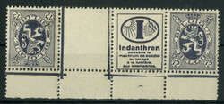 Löwe 1929-1932, postfrischer seltener Kehrdruck vom Unterrand, ...