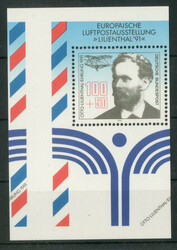 Bund, Lilienthal-Ausstellung 1991, verschnittener Block mit einem ...