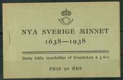 Neuschweden Delaware (1938), komplettes postfrisches Markenheftchen ...