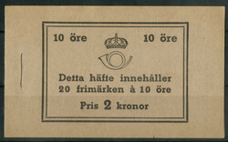 König Gustaf V. (1939), komplettes postfrisches Markenheftchen mit ...