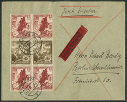 Winterhilfswerk 1938 - Ostmark (MH 45), zwei Zusammendrucke als ...