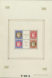 PEXIP-Ausstellung 1937, Block mit Falz, beide Zusammendrucke tadellos ...