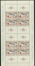 Philatelic 1964, Zusammendruck-Bogen tadellos gestempelt, ungeknickt ...