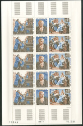 Mozart 1981, 5 Zusammendruck-Bogen (je 5 Zd.-Streifen), postfrisch, ...