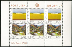 1977, Europa, 5 Zusammendruck-Blocks, postfrisch, ungeknickt und ...