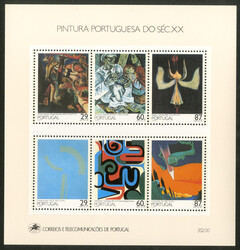 1989, Gemälde, 20 Zusammendruck-Blocks, postfrisch, ungeknickt und ...