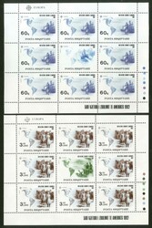 1992, 500 J. Entdeckeung von Amerika, 3 Kleinbogen-Sätze (6 ...