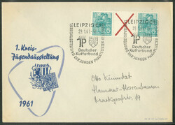 Fünfjahrplan 1960 (MH 3), Zusammendruck als portogerechte ...