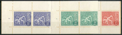1963-1967, Automatenheft (Mi. 2x 556y, 2x 557y, 1x 559y), postfrisch, ...