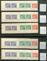1963-1967, fünf Automaten-Markenheftchen (Mi. 2x 556x, 2x 557x, 1x ...