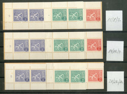 1963-1967, drei Automaten-Markenheftchen (Mi. 2x 556x, 2x 557x, 1x ...