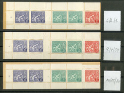 1963-1967, drei Automaten-Markenheftchen (Mi. 2x 556y, 2x 557x, 1x ...