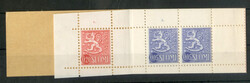 1965, Automaten-Markenheftchen mit Platznummern 5./5. auf den ...