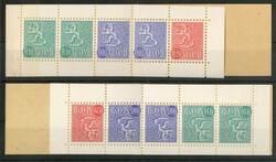 1970, zwei Automaten-Markenheftchen (Mi. MH 3), Deckel 2: Brev 50, ...