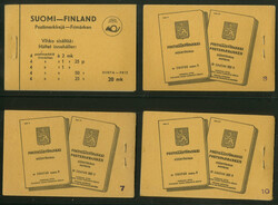 1939, Markenheftchen mit Freimarken (Mi. je 4x 146, 150, 175, 178, ...