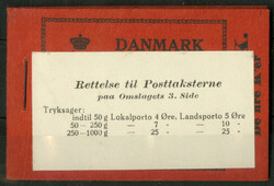 1929, Markenheftchen mit Reklamemarken "KKKK", auf 3. Deckelseite mit ...