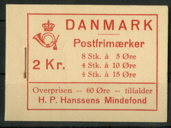1937, Markenheftchen mit Zusammendrucken (Dybböl Mölle), postfrisch ...