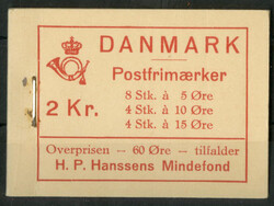 1937, Markenheftchen mit Zusammendrucken (Dybböl Mölle), postfrisch ...