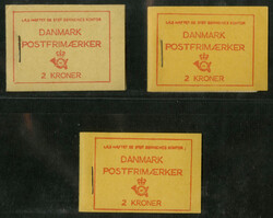 1947, drei Markenheftchen ohne Zusammendrucke, Deckel nicht geknickt, ...