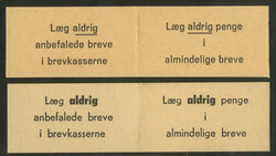 1963, zwei Automaten-Heftchen, beide Deckel-Varianten, 2x5, 2x10 und ...