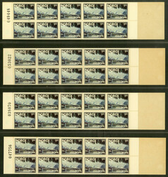 1977, EUROPA, vier postfrische Markenheftchen (Mi. 10x 742), je zwei ...