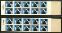 1977, EUROPA, zwei postfrische Markenheftchen (Mi. 10x 743) mit ...