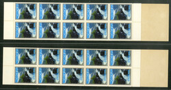 1977, EUROPA, zwei postfrische Markenheftchen (Mi. 10x 743) mit ...