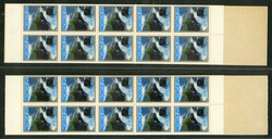 1977, EUROPA, zwei postfrische Markenheftchen (Mi. 10x 743) mit ...