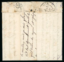 1870, exceptionnelle lettre envoyée par le 43ème ballon de ...