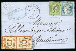 70: l'État souverain allemand NDP de l'Alsace-Lorraine - Fiscal stamps