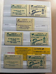 1962-2023, dans un gros classeur très bel ensemble de 270 carnets ...