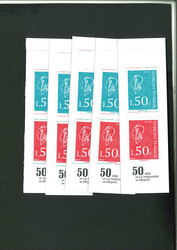 2013-2024, joli lot de 49 carnets à deux volets gommés neufs ** MNH ...