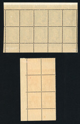 Variété, 1923: Type Pasteur, page de carnet neuf ** MNH Y&amp;T ...