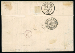 1873, colonies générales n°10 80c rose TB et paire du n°11 10c ...