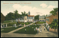 1915, deux cartes postales ayant réellement voyagé affranchies avec ...