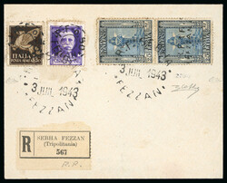 2520: Fezzan - Fiscal stamps